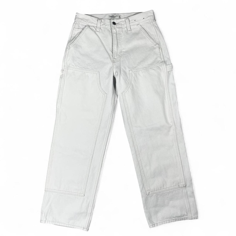 Abercrombie & Fitch Double Knee "The Slouchy Jean Mid Rise"